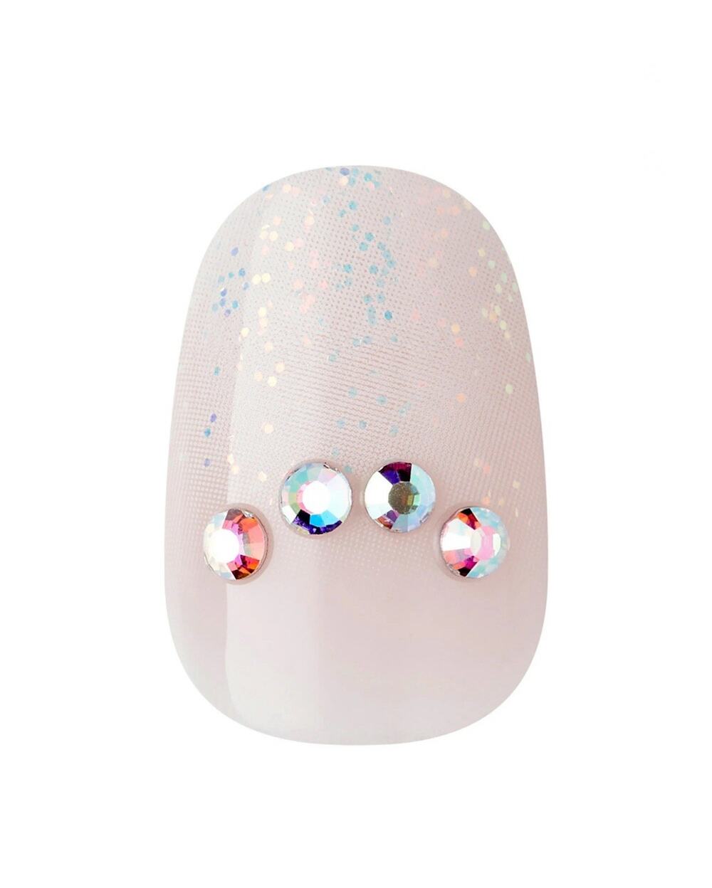 KISS Classy Premium Press On Nails On Stage White Short Oval NWT